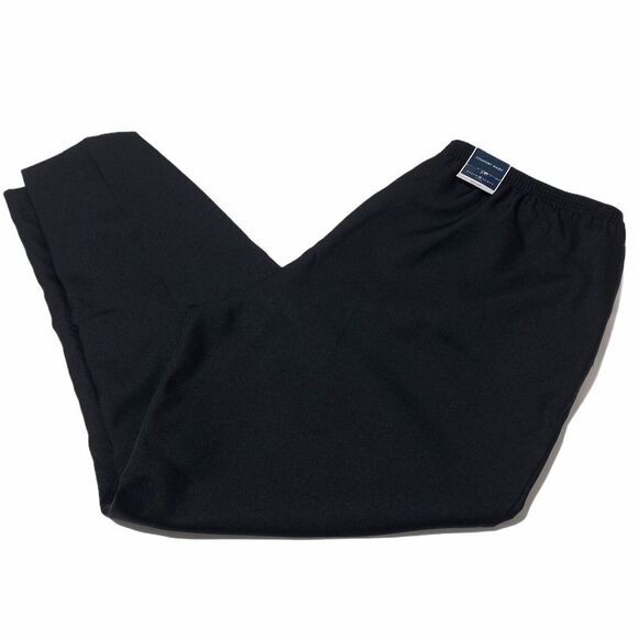 Karen Scott Black Elastic Waist Pull-on Pants 2x - Picture 3 of 12